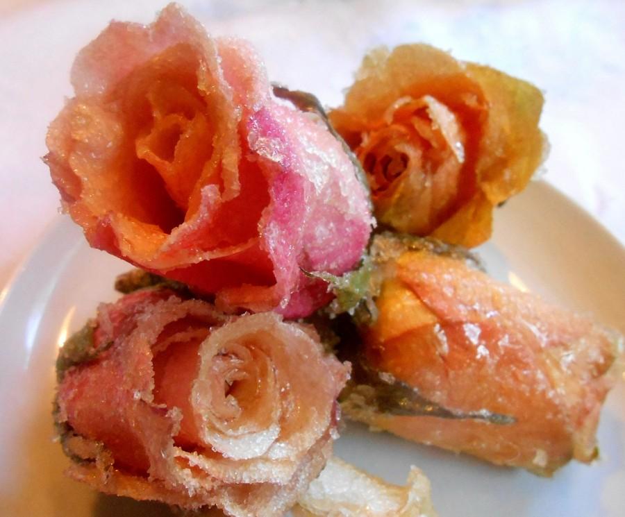 Mariage - Gourmet Candied Roses Fresh Cut Crystallized, Last Lasting, Reuseable, Weddings, CakeToppers
