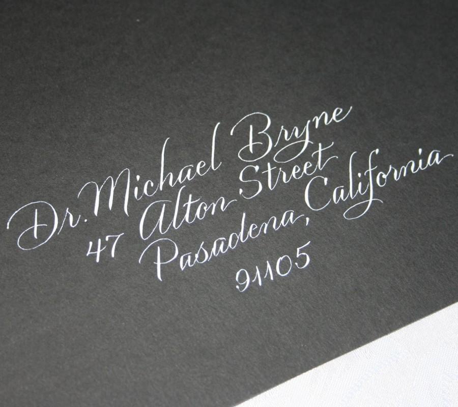 Hochzeit - Wedding Calligraphy Envelope Addressing, Calligraphy Service,  Informal Script