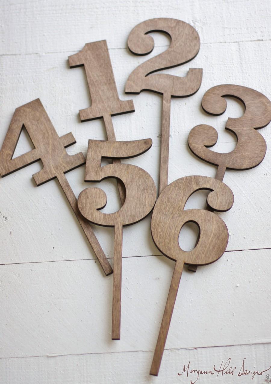 Hochzeit - Rustic Table Numbers For Shabby Chic Wedding (Item Number 140082)