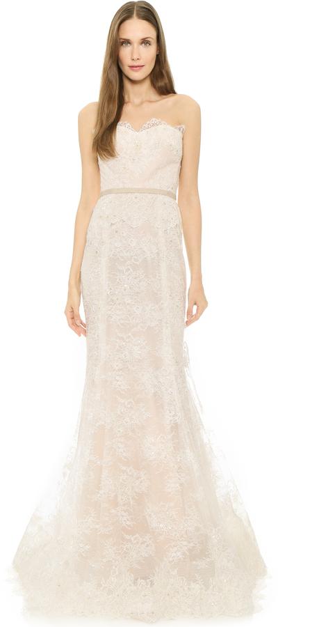 Mariage - Reem Acra I'm Beautiful Strapless Gown