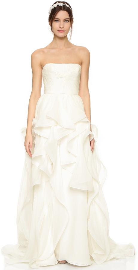 Wedding - Reem Acra Lilac Gown
