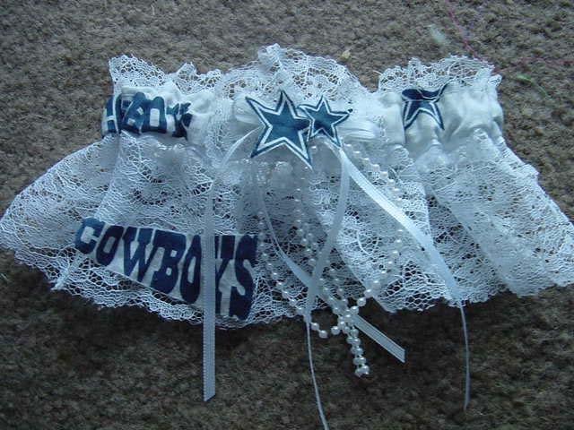 Hochzeit - Dallas Cowboys  Football Wedding Bridal Garter Regular/Plus Size