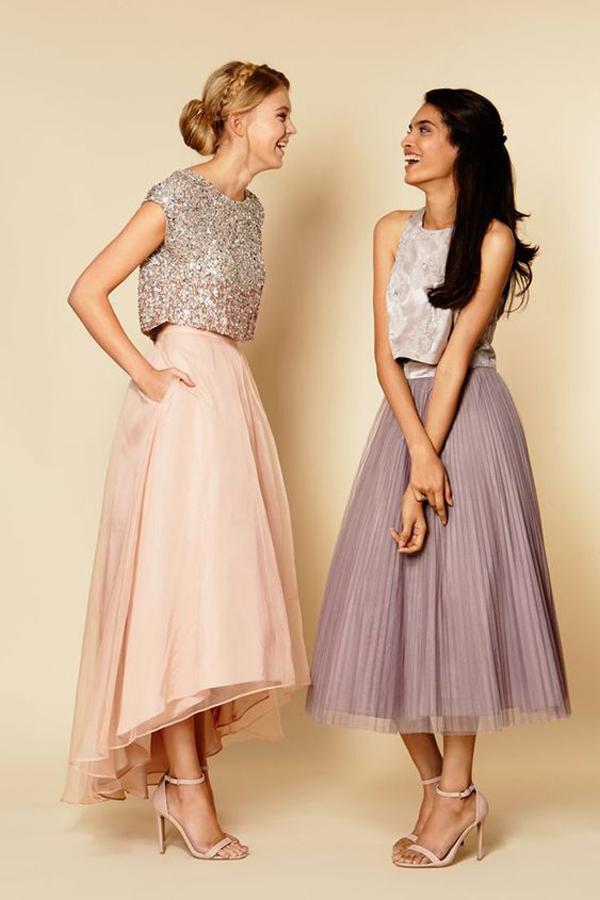 Mariage - Glamorous A-Line Jewel Sleeveless Sequins Hi-Lo Long Prom Dress