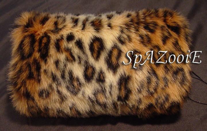 زفاف - Leopard faux fur hand muff bridal accessory wedding hand warmer
