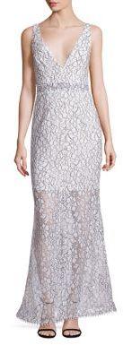 زفاف - NICHOLAS French Lace Deep V Gown