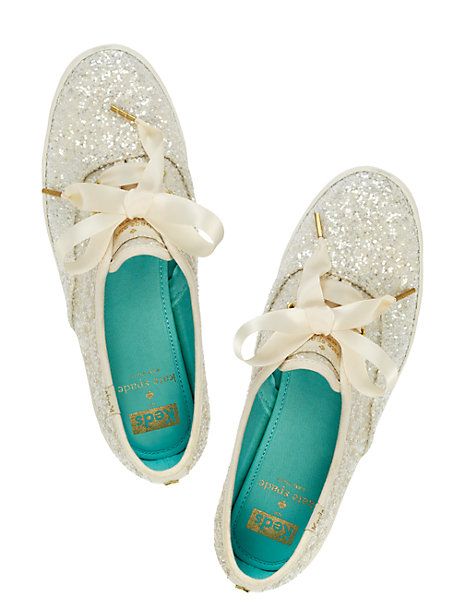 Hochzeit - Keds For Kate Spade New York Glitter Sneakers