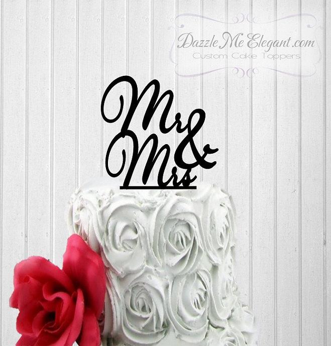 Mariage - Wedding Cake Topper - Mr and Mrs Cake Topper - Mr and Mr - Mrs and Mrs - Bride and Groom