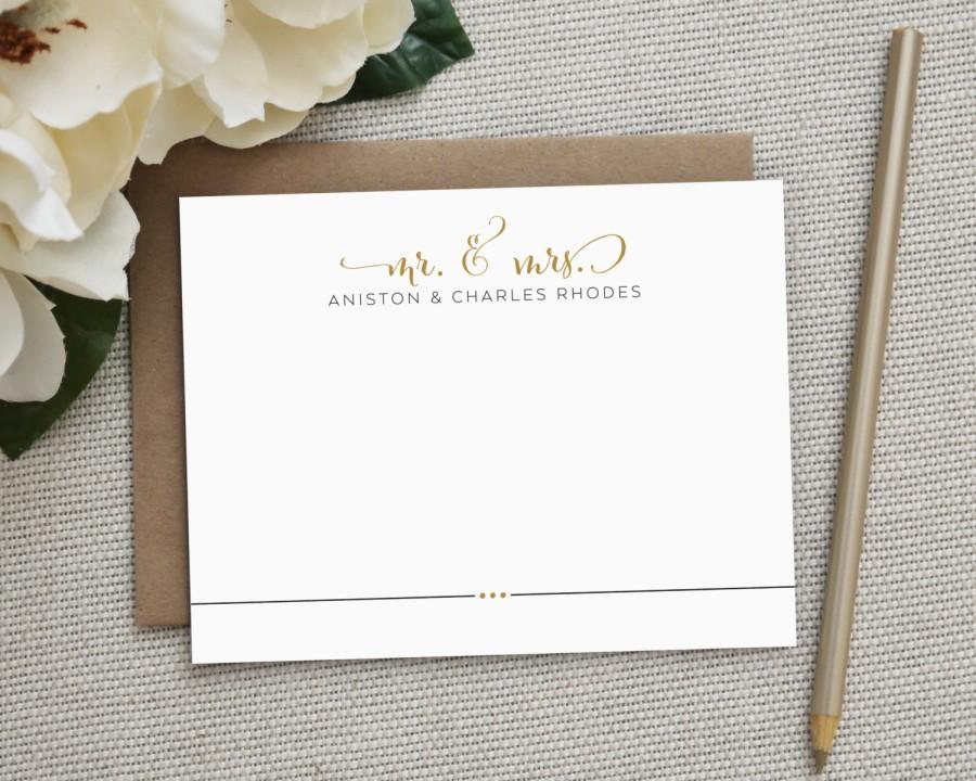 Wedding - Wedding Thank You Cards. Wedding Thank You Notes. Personalized Stationery. Notecard. Personalized. Stationary. Note Card. Stationery. Billow