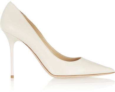 Mariage - Jimmy Choo - Abel Leather Pumps - Off-white