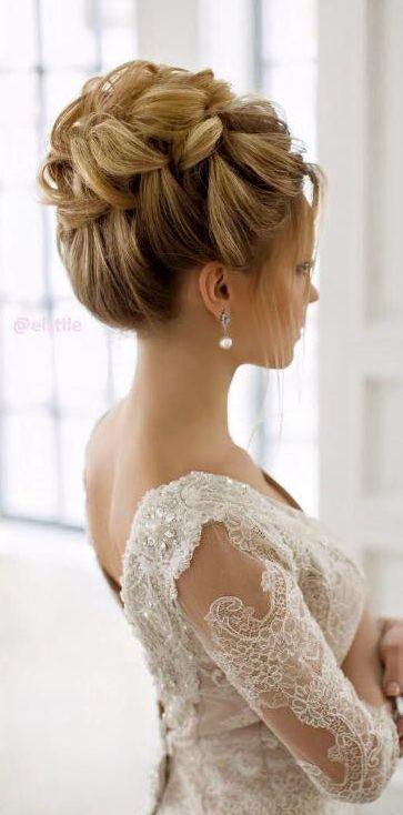 زفاف - 25 Romantic Long Wedding Hairstyles Using Flowers