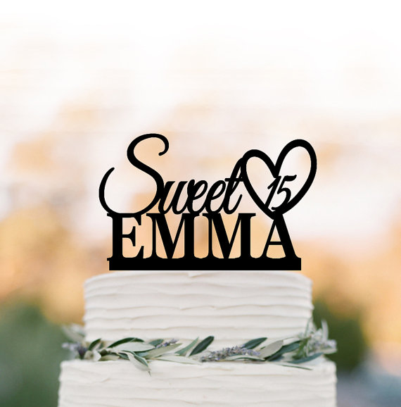 زفاف - sweet birthday cake topper, personalized birthday cake topper, baby birthday gift, unique cake topper for wedding, custom name and age