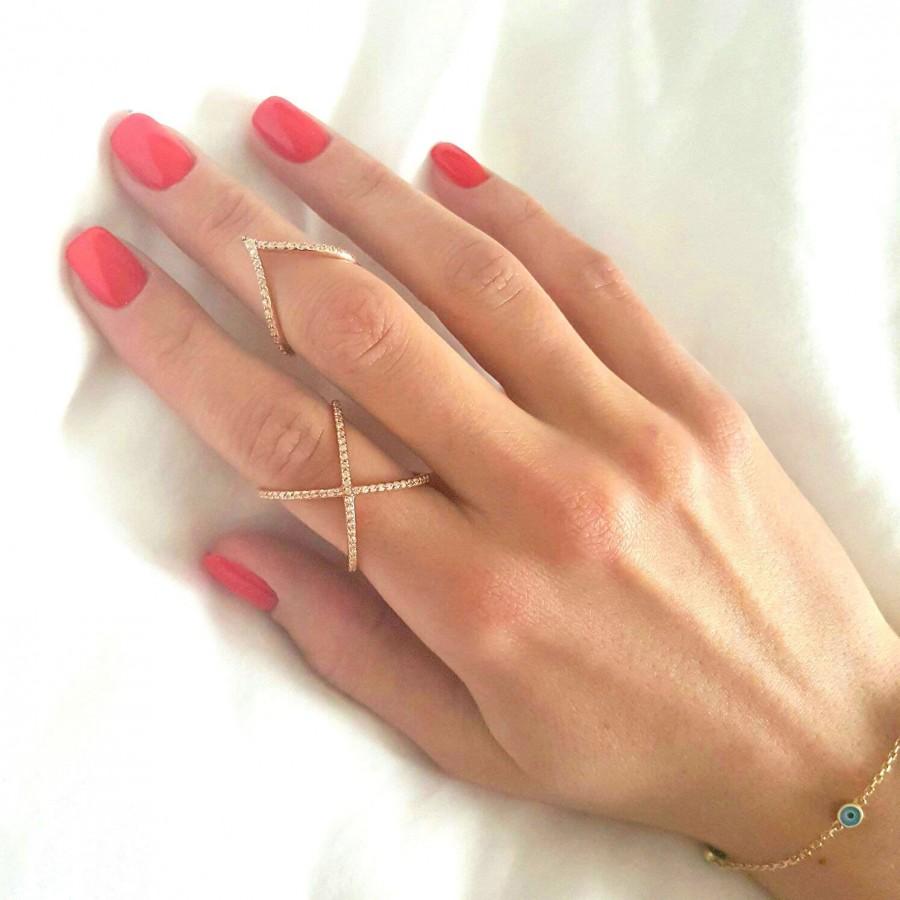 Mariage - X Ring - Cross Cross Ring - Criss Cross Rings - Gold X Ring - Silver Ring - Gold Ring - Minimalist Ring - Christmas Gift - Mother Ring