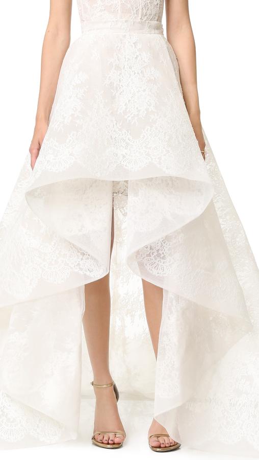 زفاف - Monique Lhuillier Hartley Skirt
