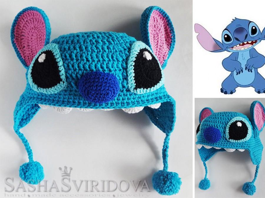 Wedding - crochet baby hat Lilo & Stitch