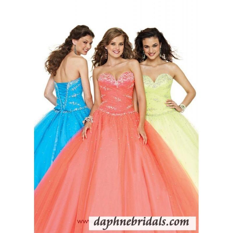زفاف - Mori Lee Prom dresses and gowns Style 8453 Beaded Tulle - Compelling Wedding Dresses