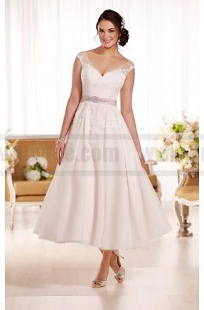 Hochzeit - Essense of Australia Short Wedding Dress Style D1957