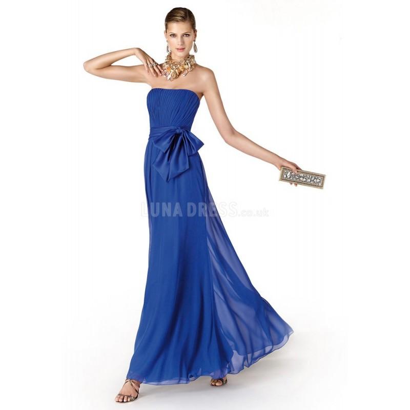 زفاف - Summer Floor Length Strapless Natural Waist Chiffon Sleeveless A line Evening Dresses - Compelling Wedding Dresses