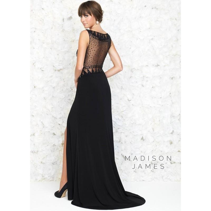 Mariage - Madison James 15-134 Geometric Jeweled Gown - 2016 Spring Trends Dresses