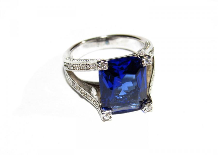 Hochzeit - Vintage Sapphire Style Ring