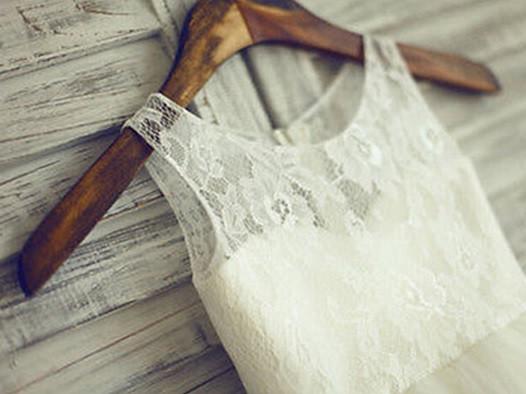 Hochzeit - Off white Flower girl dress