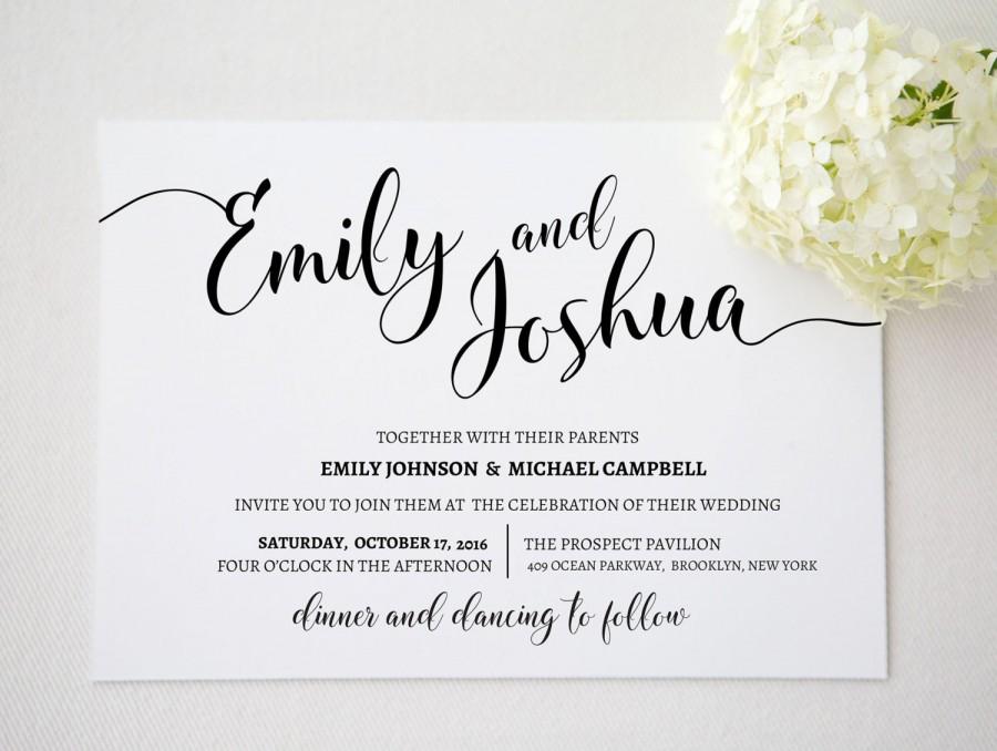 Hochzeit - Wedding invitation template . Printable Wedding Invitation Suite. Wedding Invitation Suite. Wedding Invitation Set. Invitation set. 303
