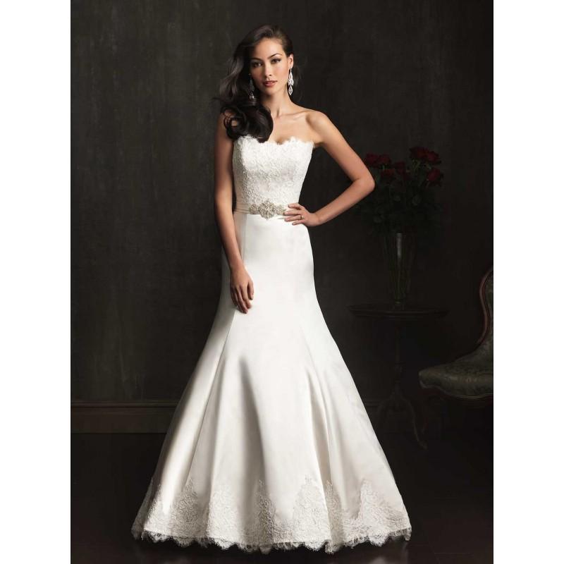 Wedding - Allure Bridals 9059 Fit and Flare Wedding Dress - Crazy Sale Bridal Dresses