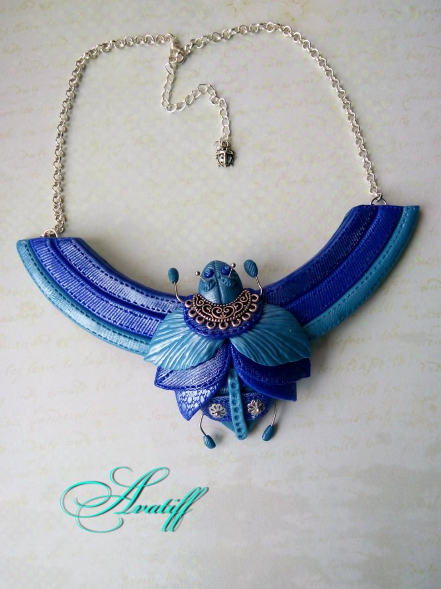 Mariage - Beetle necklace, Jewelry insect, Beetle, Jewelry beetle, Insect,  Art deco jewelry, Insect necklaces, blue necklace