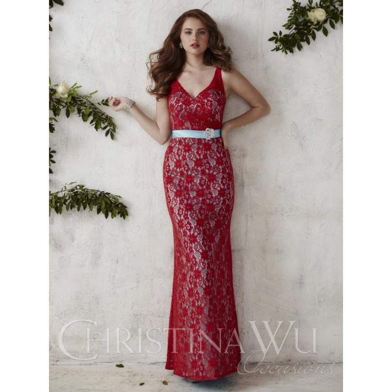 Hochzeit - Christina Wu Occasions 22674 Full Length Mermaid Lace Bridesmaid Dress - Crazy Sale Bridal Dresses
