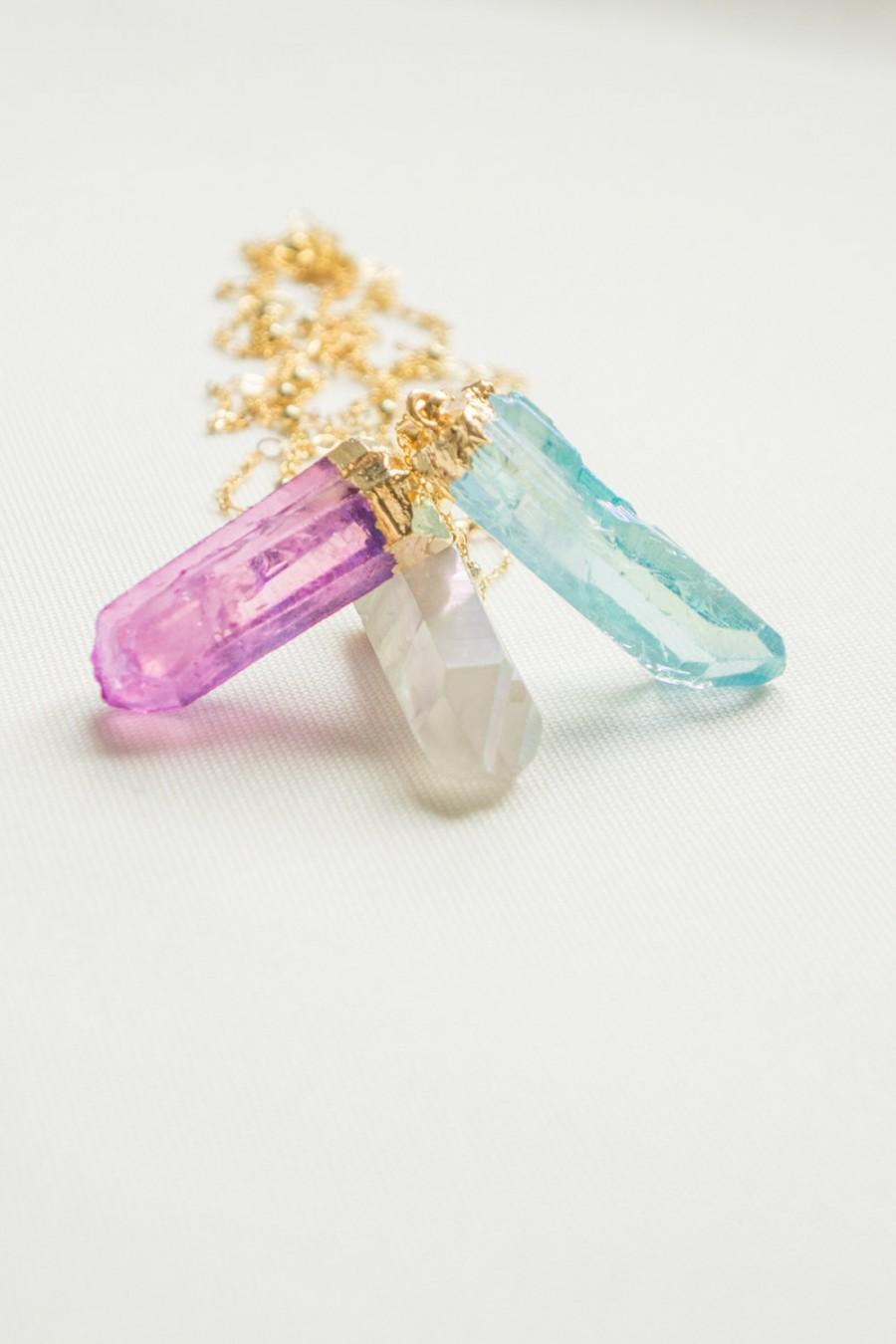 زفاف - Crystal Necklace Gift For Her