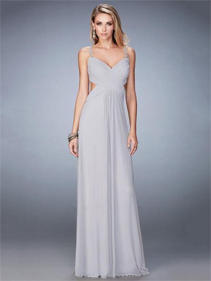 زفاف - Gorgeous Sweetheart Neckline Side Cutouts Sheer Back Prom Dress PD3270
