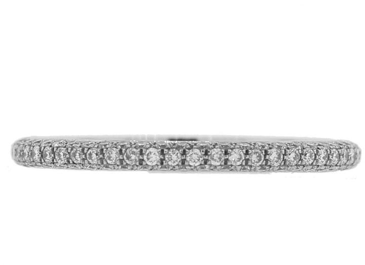 Mariage - Lucie Campbell Thick Diamond Eternity Band - Platinum