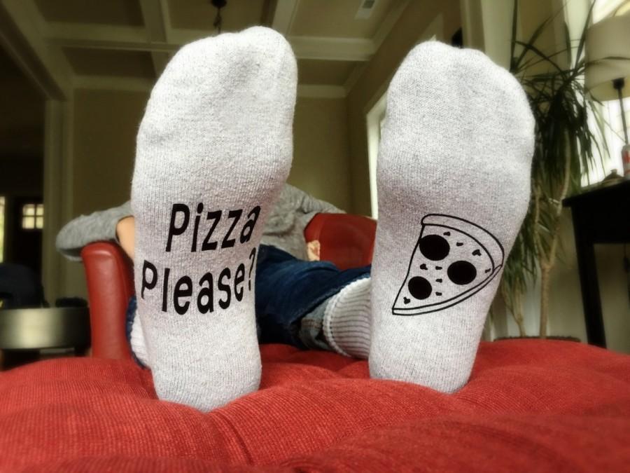 Mariage - Pizza Socks - Funny Socks - Gift for Him - Gift for Her - Mens Sock - Women - Wine Socks - Pizza Sock - Novelty Gift - Gifts for Dad - Pizza
