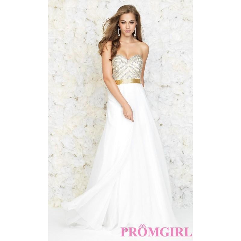 Hochzeit - Long Strapless Madison James Prom Dress - Brand Prom Dresses