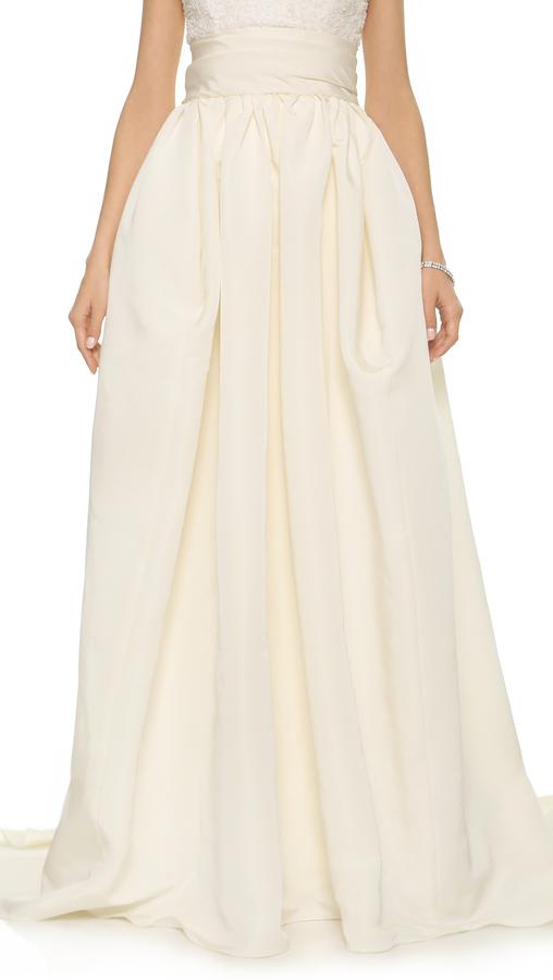 Hochzeit - Marchesa Silk Faille Ballgown Skirt
