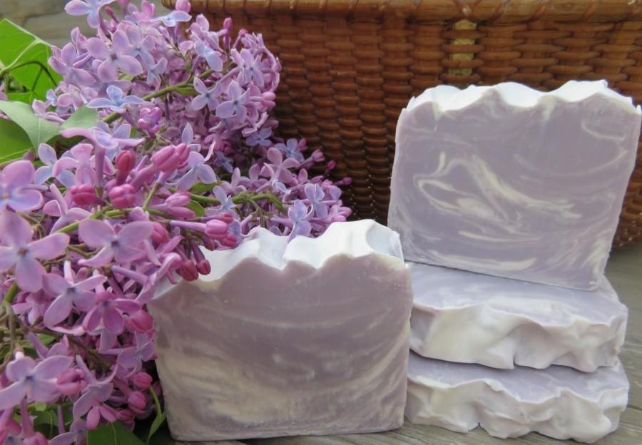 Mariage - Lilac Soap, All Natural Soap, Bar Soap, Handmade Soap, Homemade Soap, Cold Process Soap, Artisan Soap, New Hampshire Soap, Bath Soap