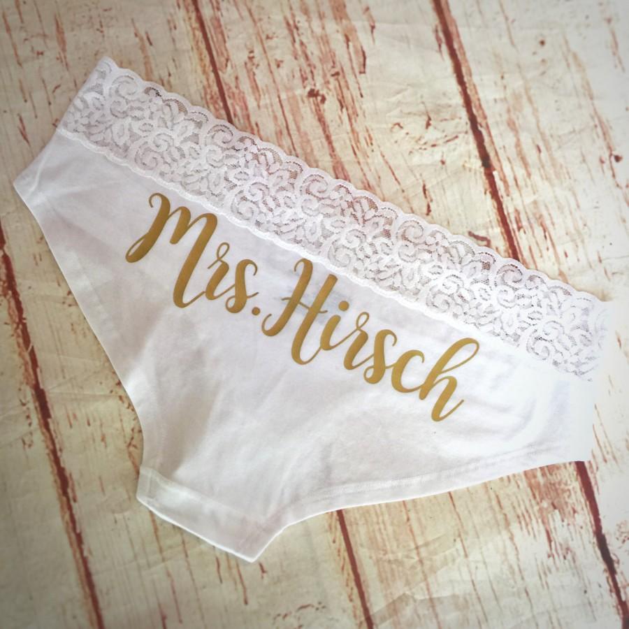 Mariage - Personalized Bride Panties - Custom Bride Panties - Bride Gift - Bachelorette Party Gift - Bachelorette Party - Bridal Lingerie
