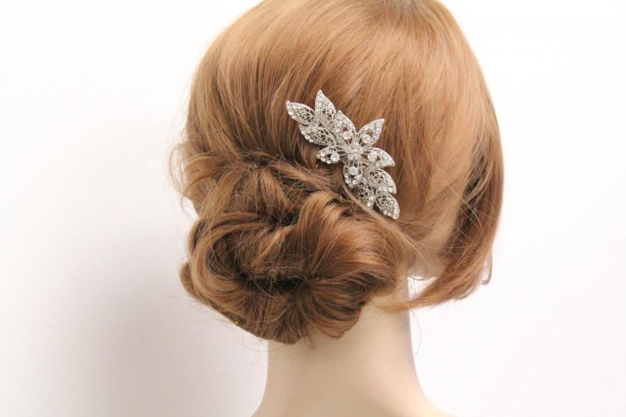 Hochzeit - Bridal hair com,Rhinestone hair comb,Wedding hair clip,Bridal hair accessories,Wedding hair comb,Bridal comb,Wedding headpiece,Wedding comb