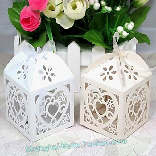 Mariage - Beter Gifts®  Laser Cut Box BETER-HH045 bride Candy Box Wedding Decoration    #結婚式の好意  #結婚祝い　#誕生日プレ    