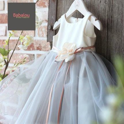 Mariage - Flower girl dresses Lace girl dresses Flower girl dress Midi knee length lace dresses High quality wedding birthday dress Age 3mnt 12years