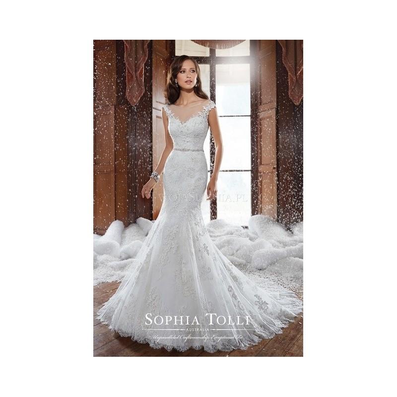 زفاف - Sophia Tolli - Fall 2015 (2015) - Y21512 - Formal Bridesmaid Dresses 2017