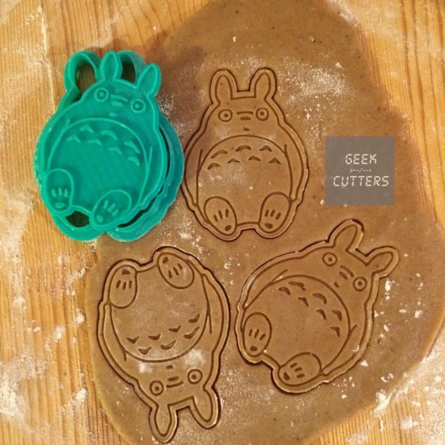 زفاف - Totoro Cookie Cutter 3d printed, Baking Mold, Kawaii, Disney Kid ’s, Studio Ghibli Anime Cake Stencil Party supplies Fondant