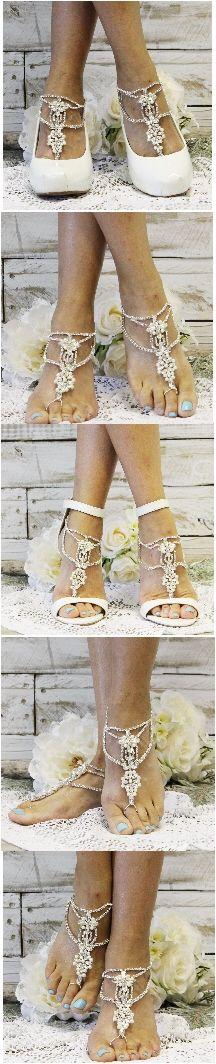 Mariage - PRINCESS Wedding Barefoot Sandals