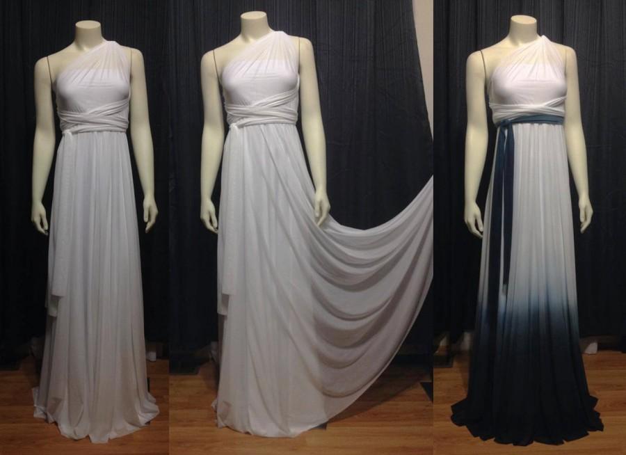 Свадьба - LACE or MESH SKIRT add-on for the infinity dress, Free-Style Dress, convertible dress, lace bridesmaid, lace wedding dress, chiffon dress