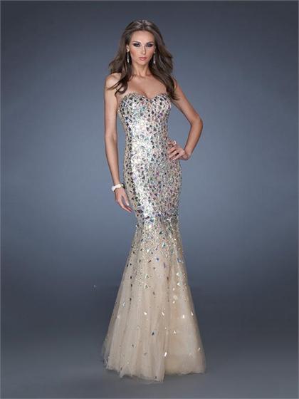 Mariage - Popular Sweetheart Stones Mermaid Prom Dress PD2488