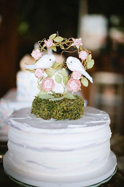 زفاف - You Landed on my Heart" Dove Wedding Cake Topper - 102723