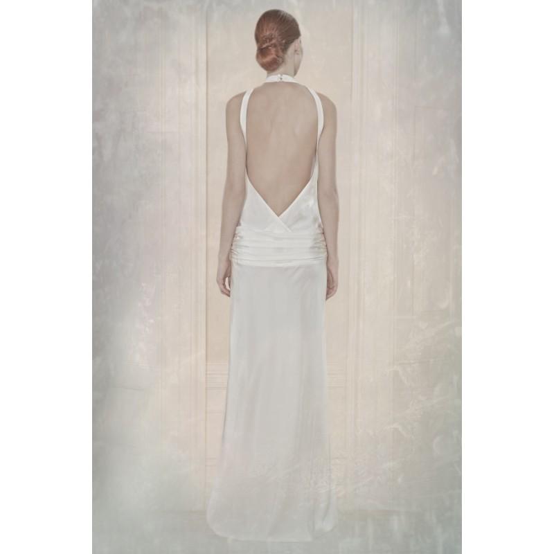 Hochzeit - Charlie Brear Bridal 1920.1 FINE CREPE. BACK - Stunning Cheap Wedding Dresses