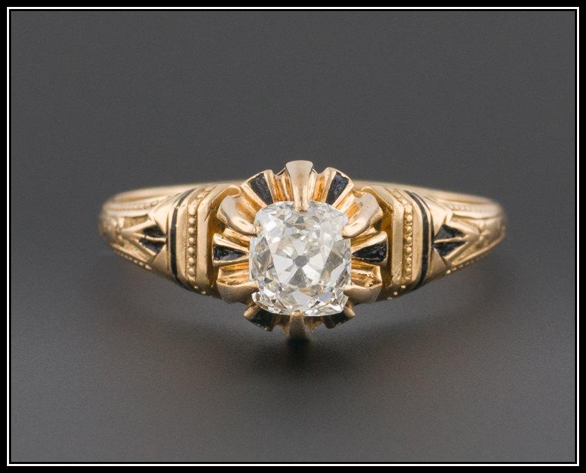Hochzeit - Antique Engagement Ring 