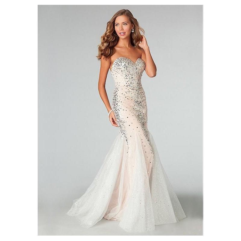 زفاف - Fabulous Tulle Sweetheart Neckline Floor-length Mermaid Prom Dress - overpinks.com