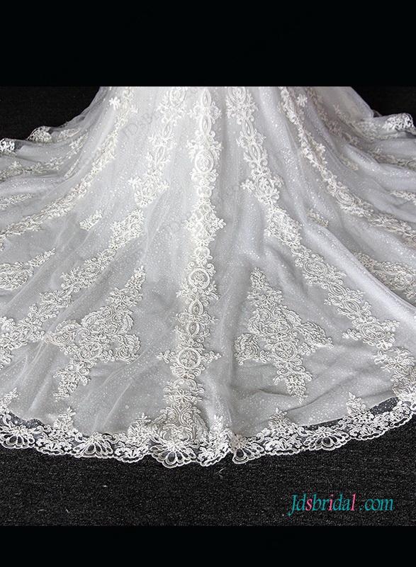 زفاف - Sexy sheer scoop top backless mermaid lace wedding dress