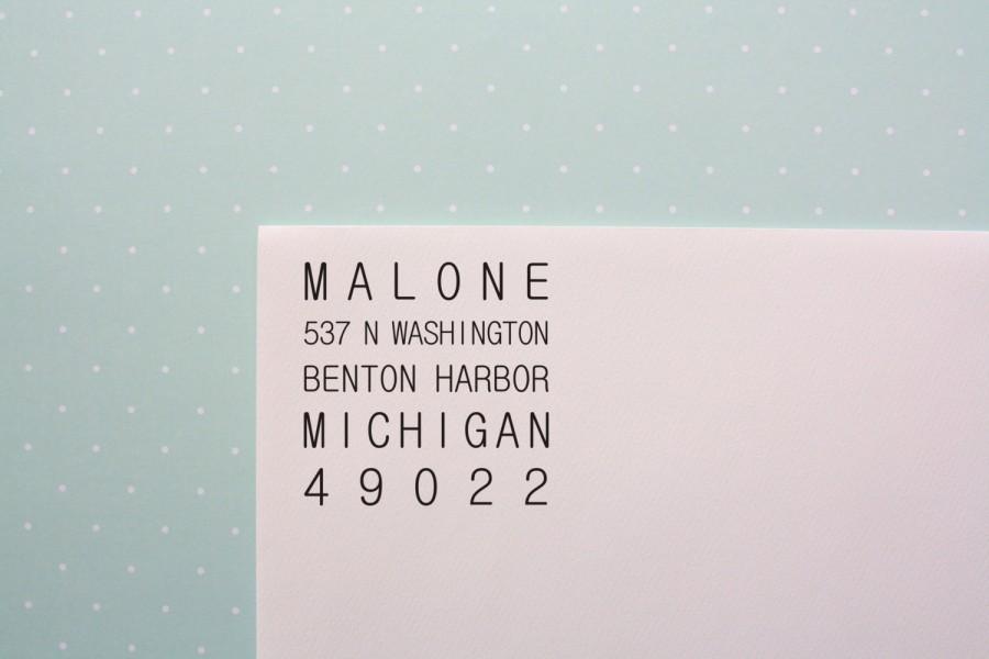 زفاف - Square Address Stamp // Return Address Stamp // Modern Wedding Stamp